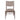 Artistica Milo Leather Side Chair, Grigio Wood Finish