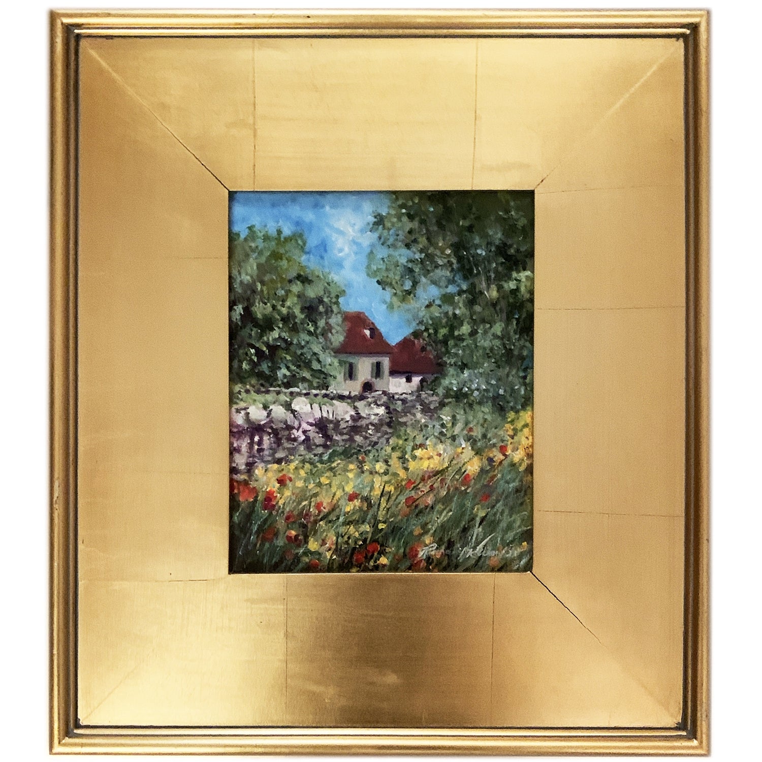 Le Jardin, Richard Reynolds Ward, Acrylic on Board, Framed