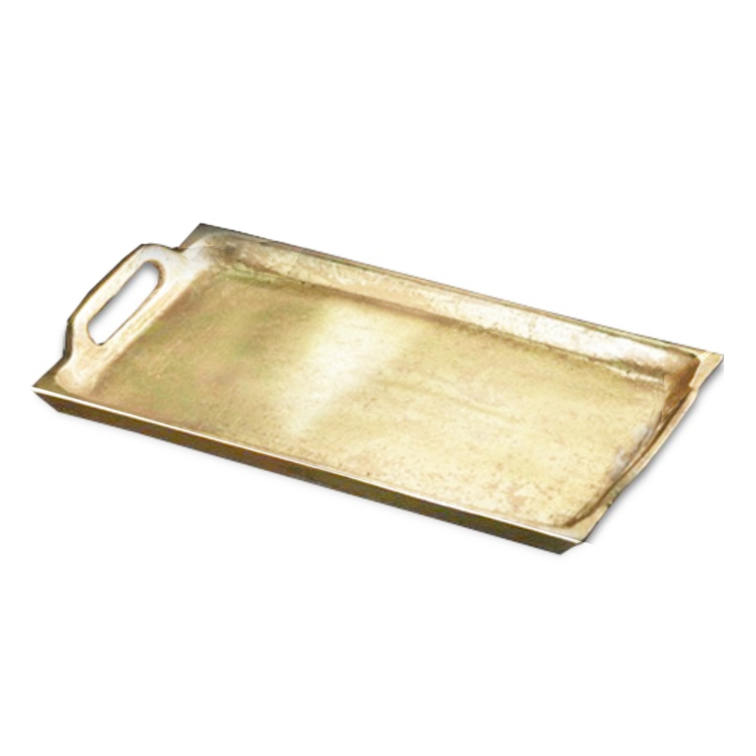 Gold Textured Rectangular Tray, 10"w x 6"d