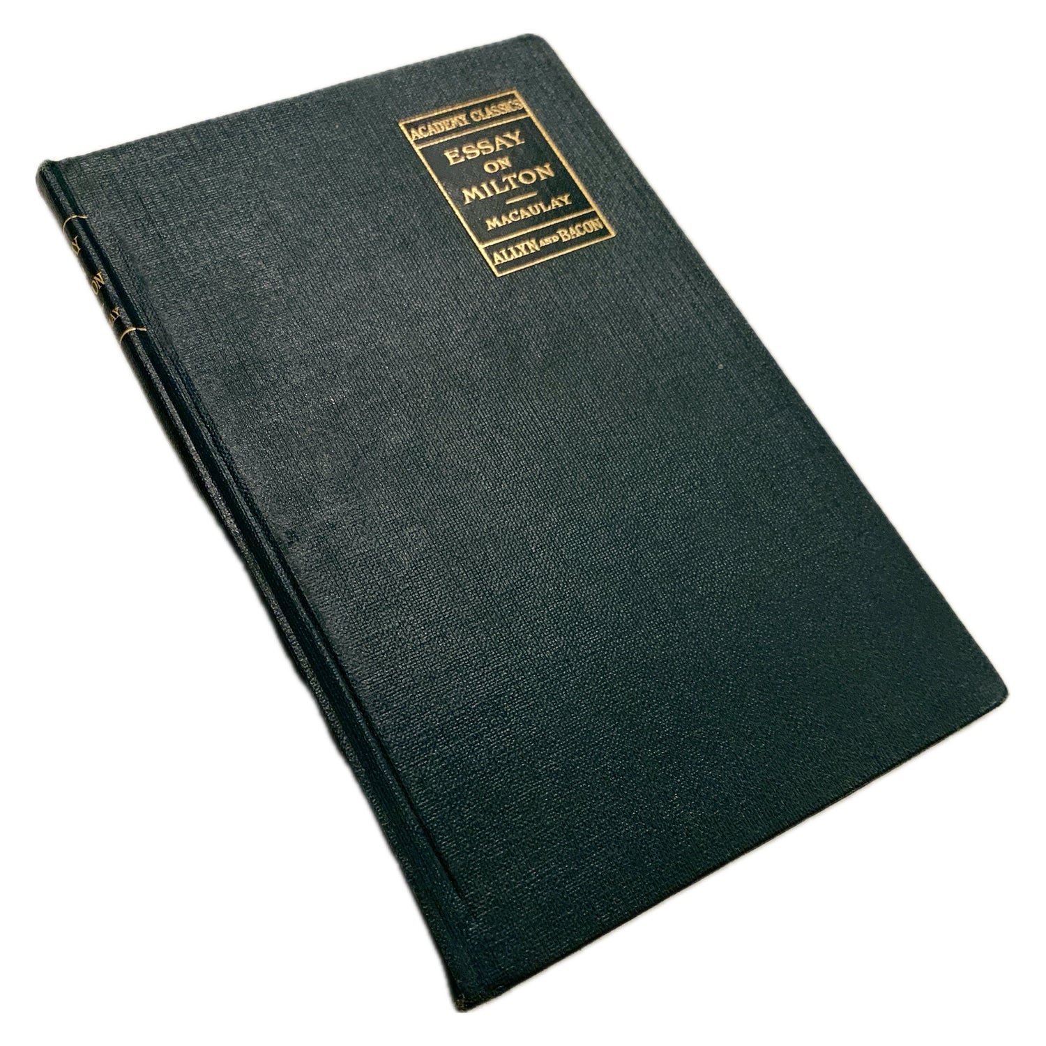 Book: Essays on Milton, 1917