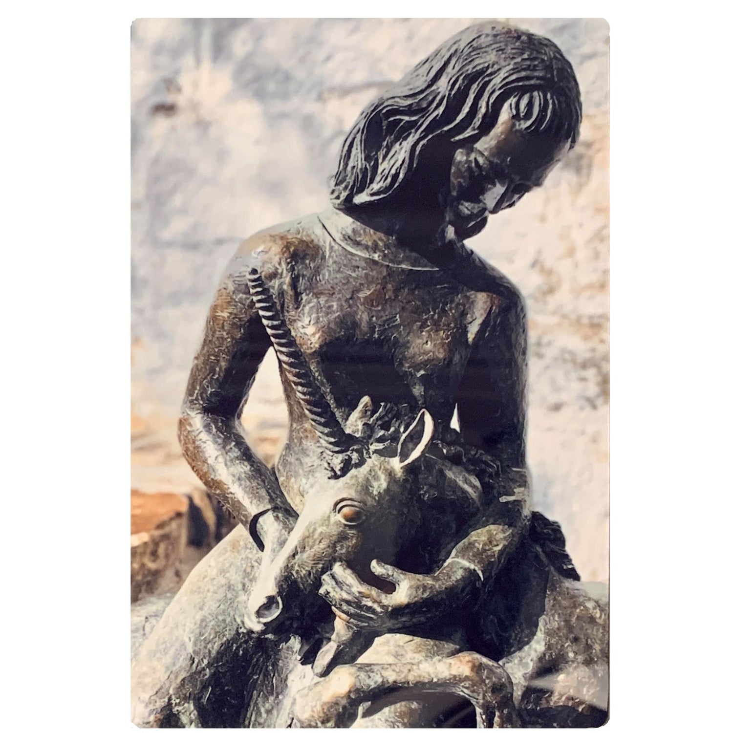 The Maiden & The Unicorn by Heinz Warneke, Natasha D'Schommer, Photograph on Aluminum