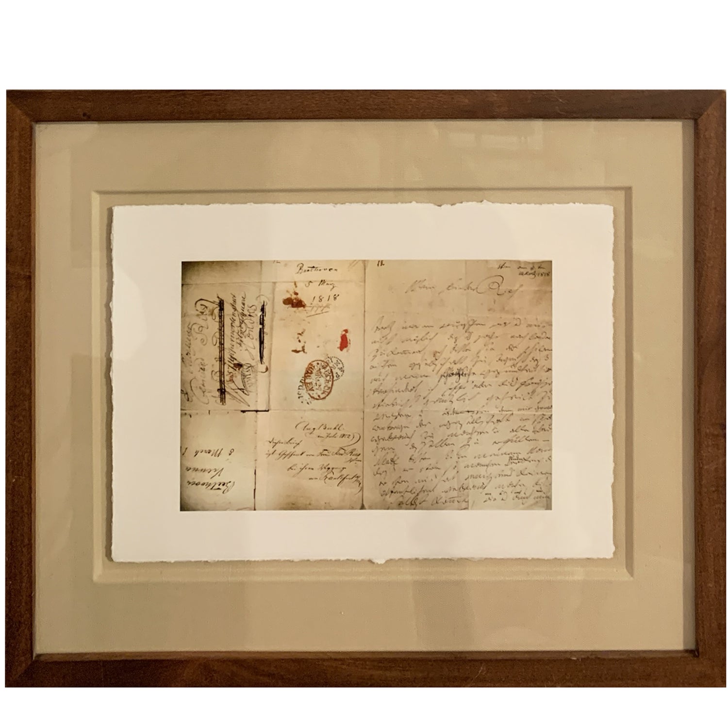 Beethoven Letter, 1818, The Schubert Club, Natasha D'Schommer