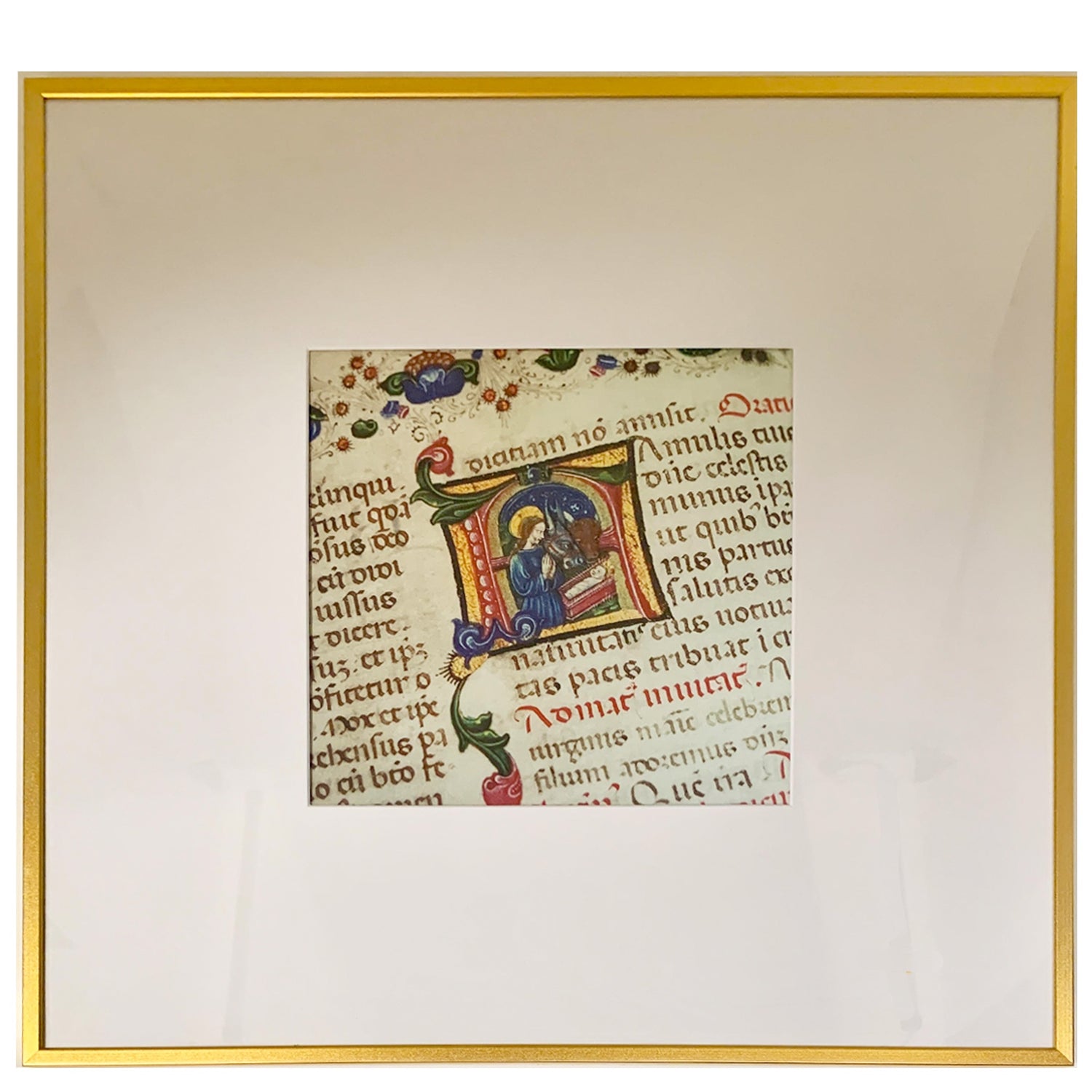 Breviary, Rome, Late 15th Century, Scheide Library, Princeton University, Natasha D'Schommer, Photograph on Paper, Framed