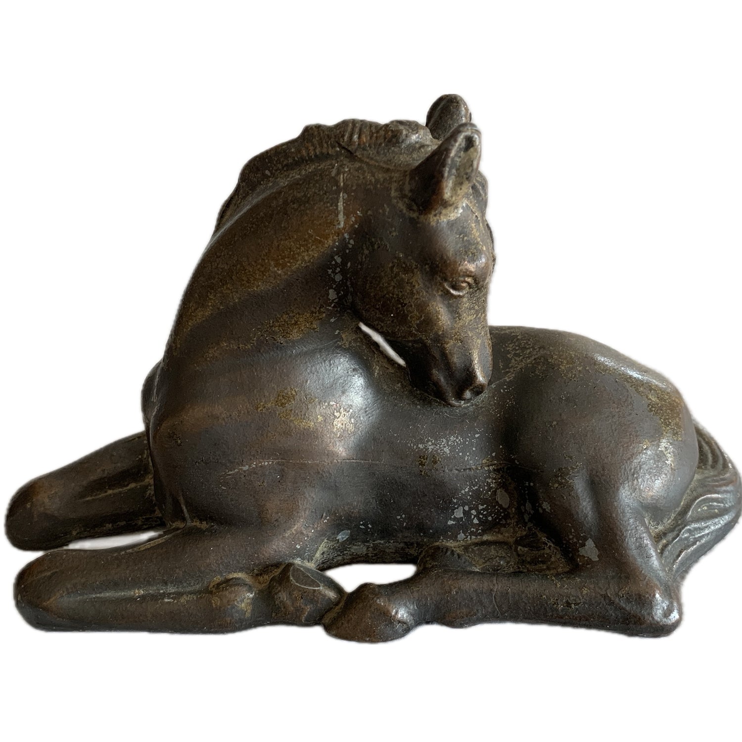 Antique Spelter Pony