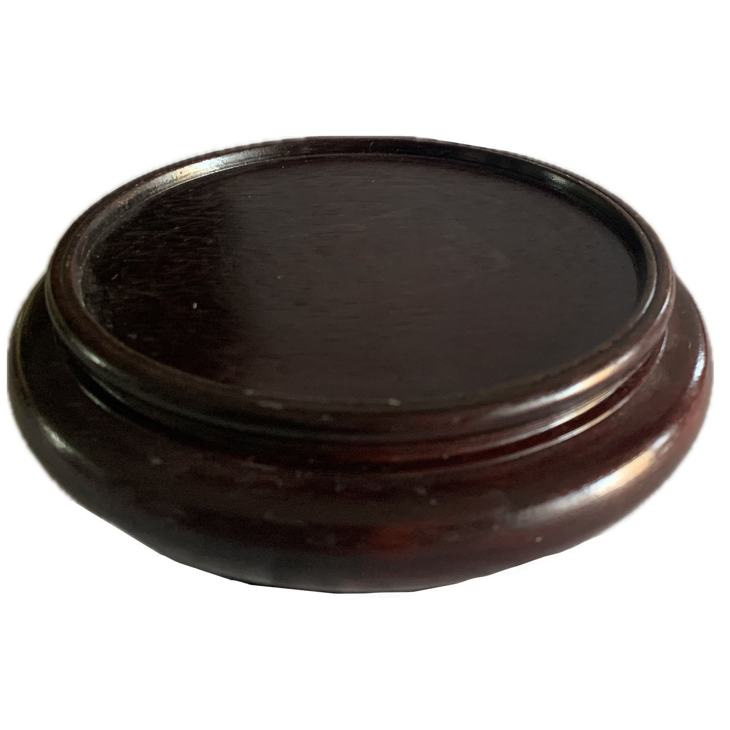 Vintage Wood Riser, 3.25" inner dia.