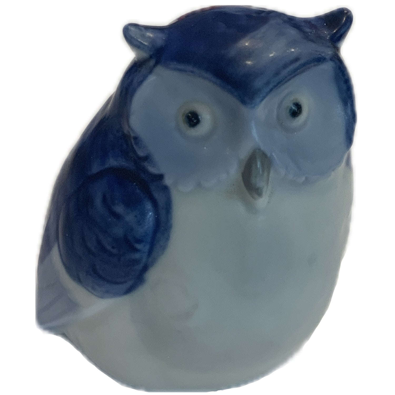 Blue and White Owl