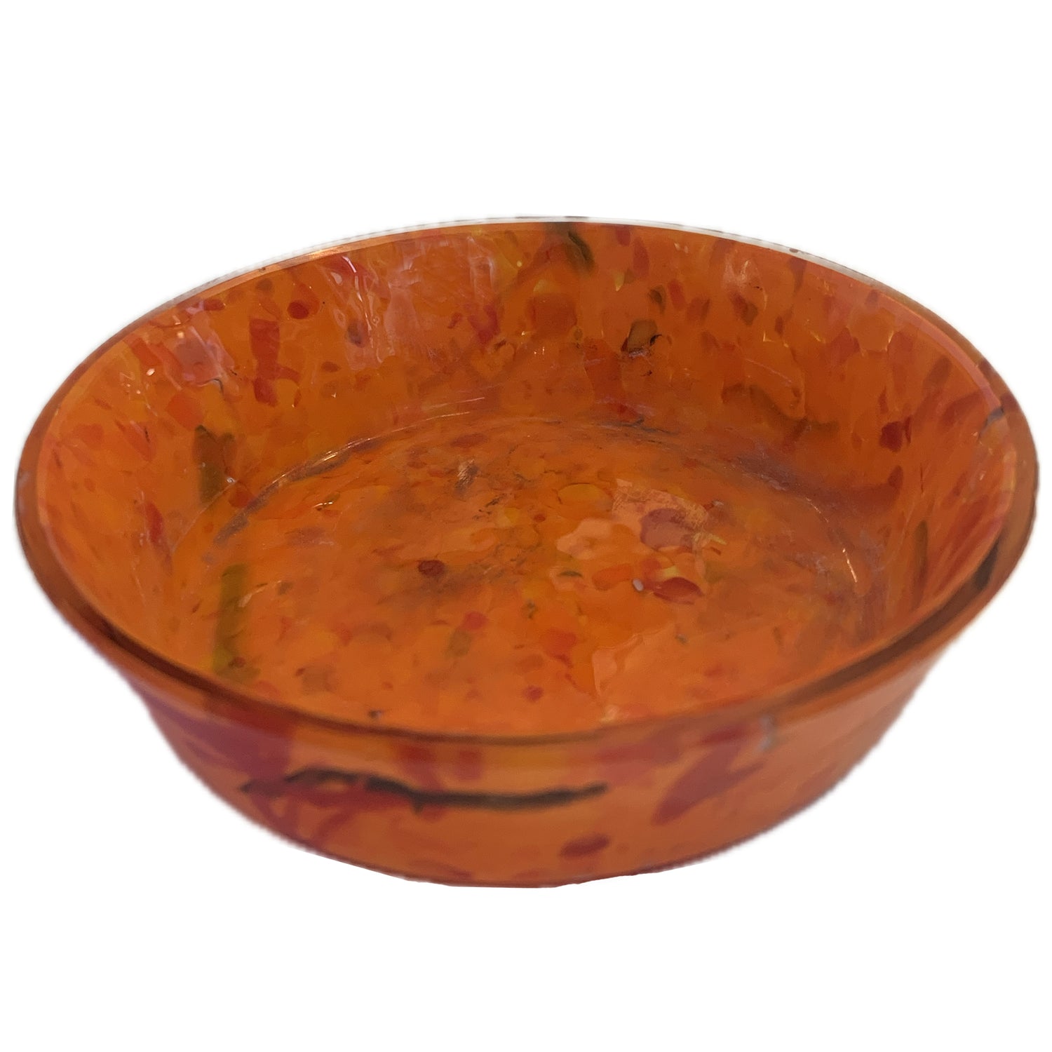 Vintage Orange Czech Dish