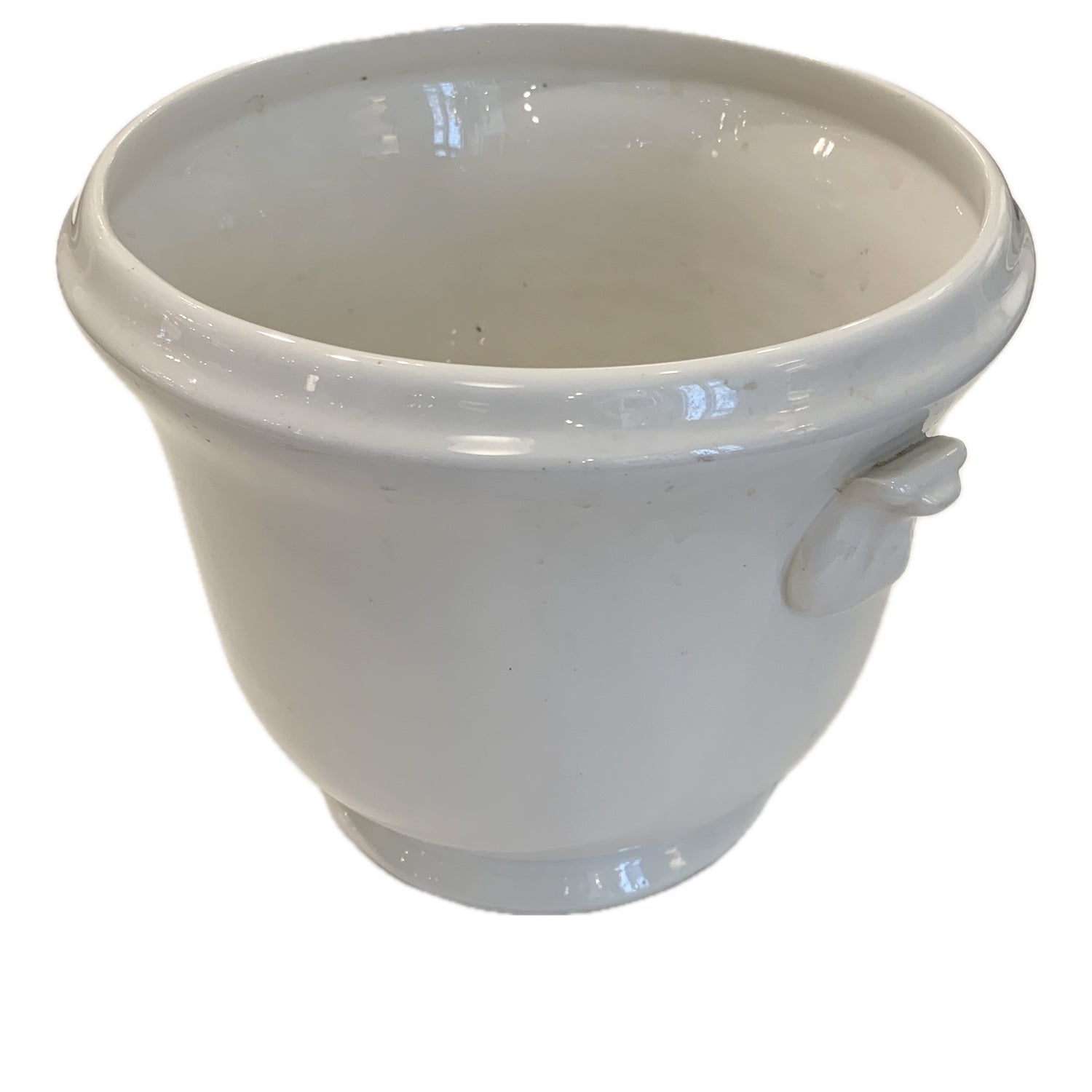 Vintage White Porcelain Jardinere