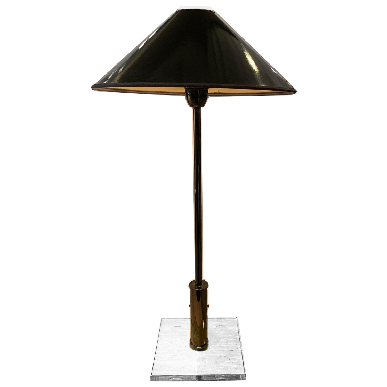 Vintage Contemporary Lamp with Black Paper Shade, each