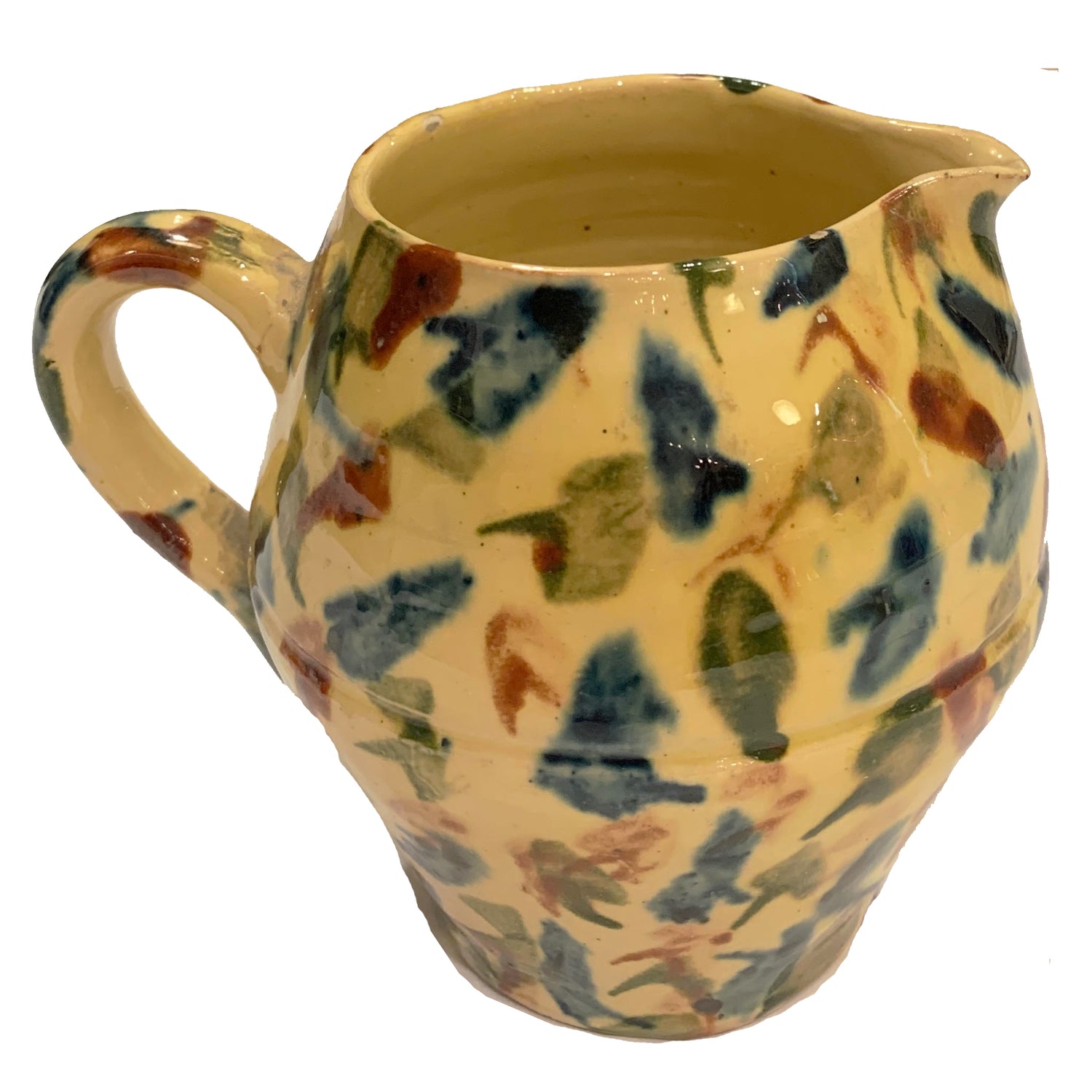 Antique French Pottery Pitcher