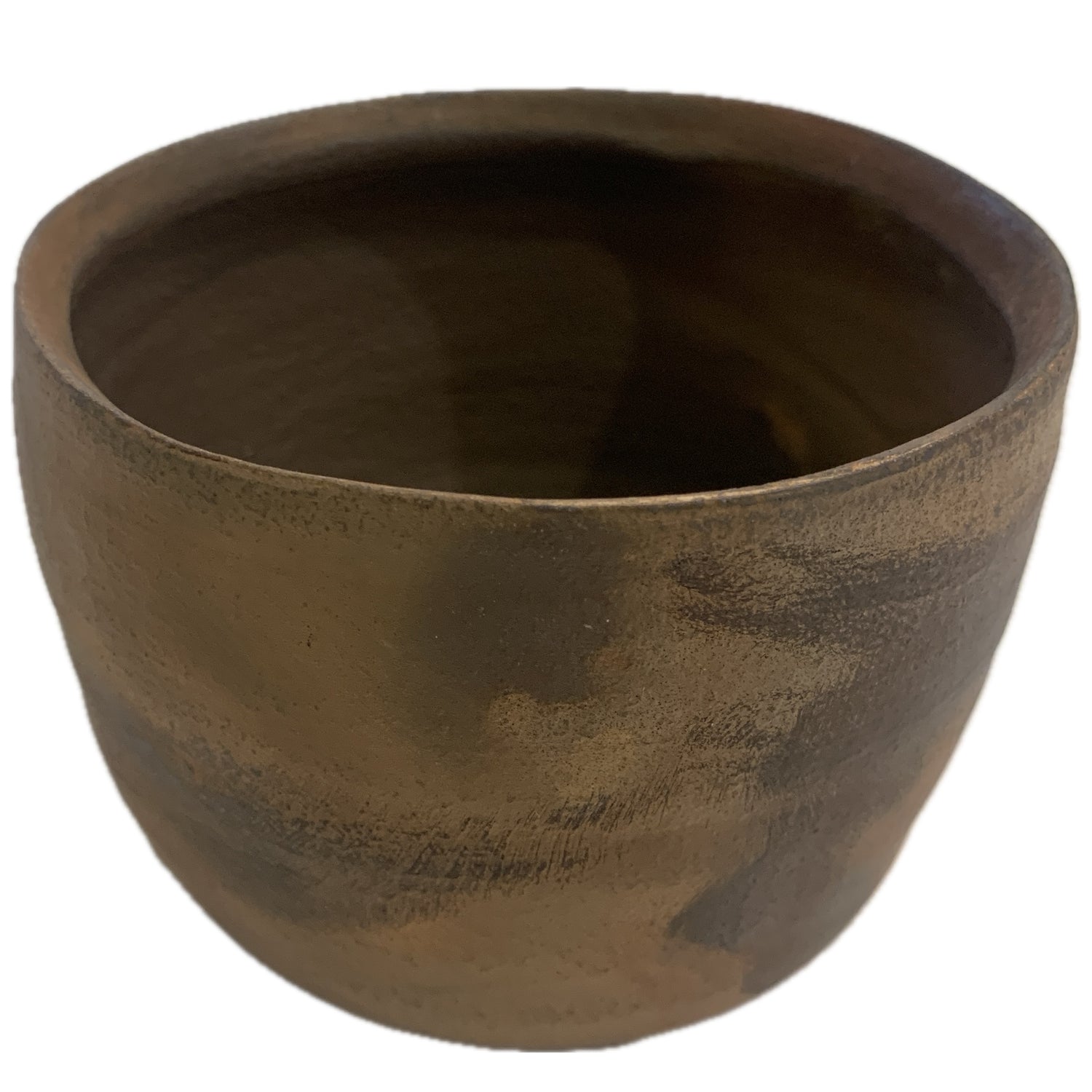 Vintage Unglazed Terracotta Pottery Bowl
