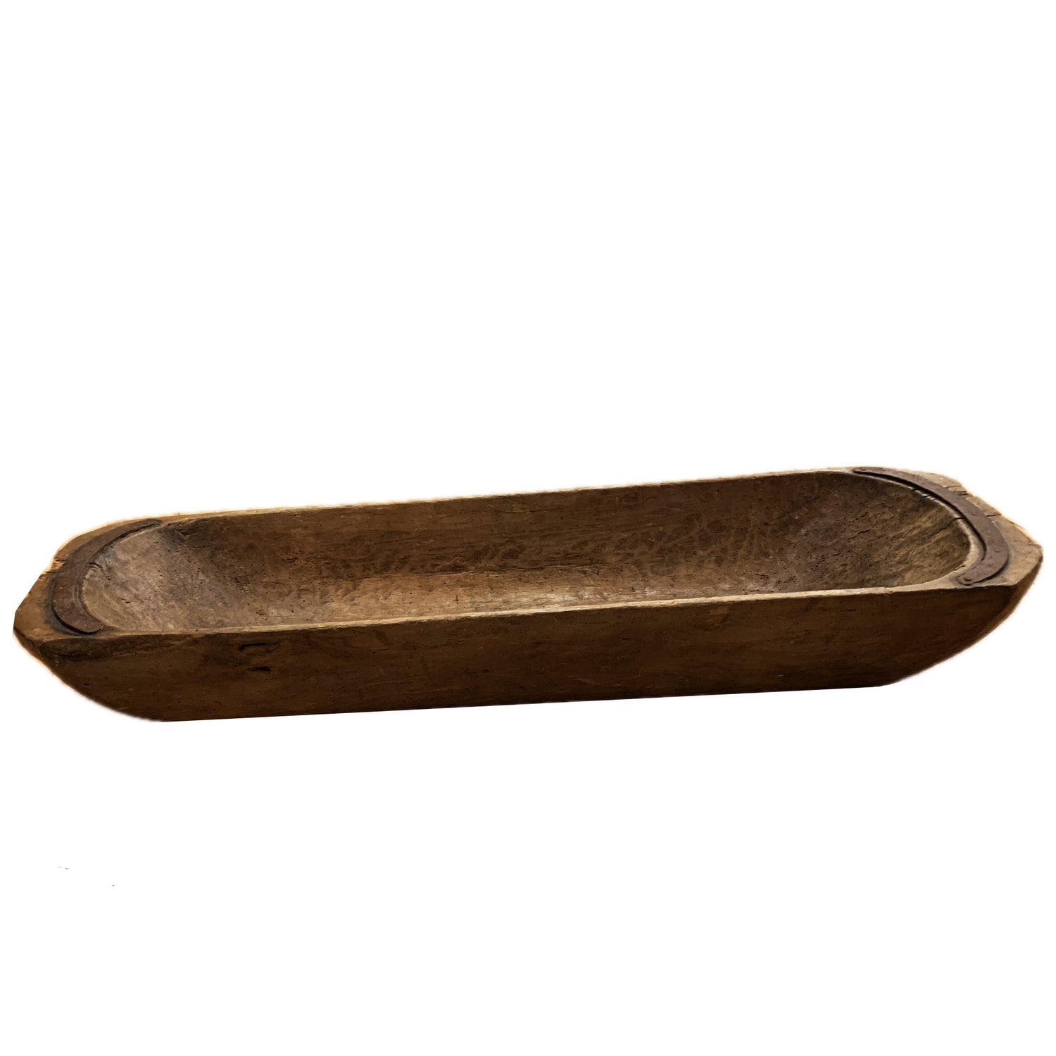Antique Dough Bowl, 43" long