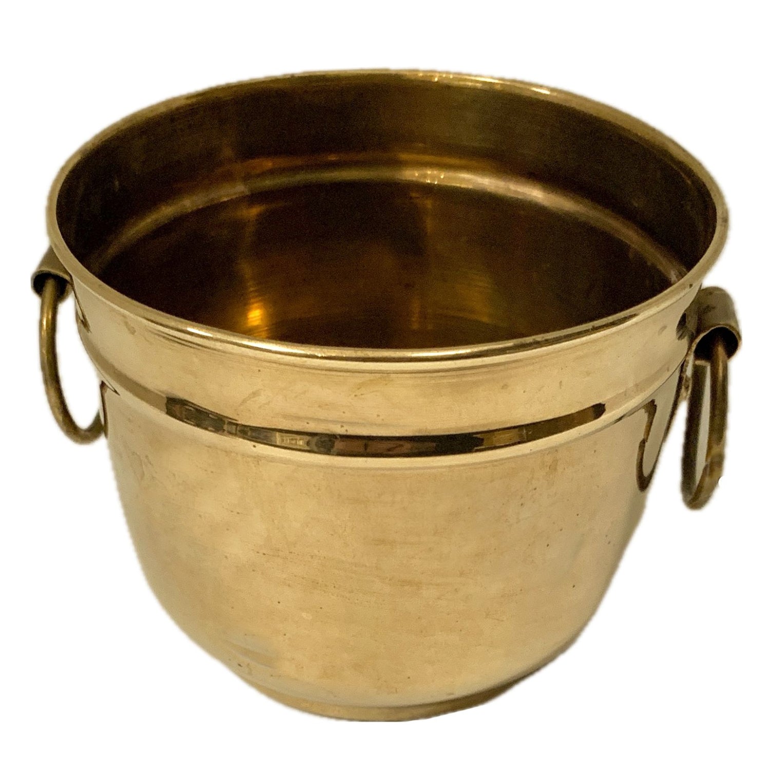 Small Vintage Brass Planter