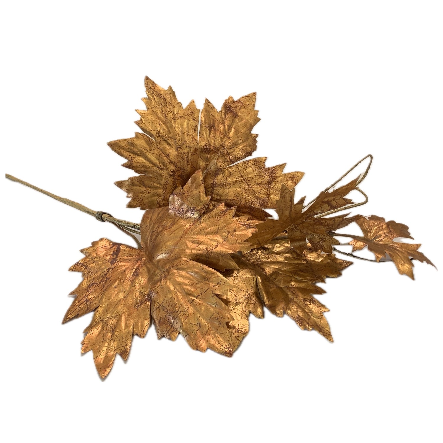 Copper Maple Leaf Stem, 20"