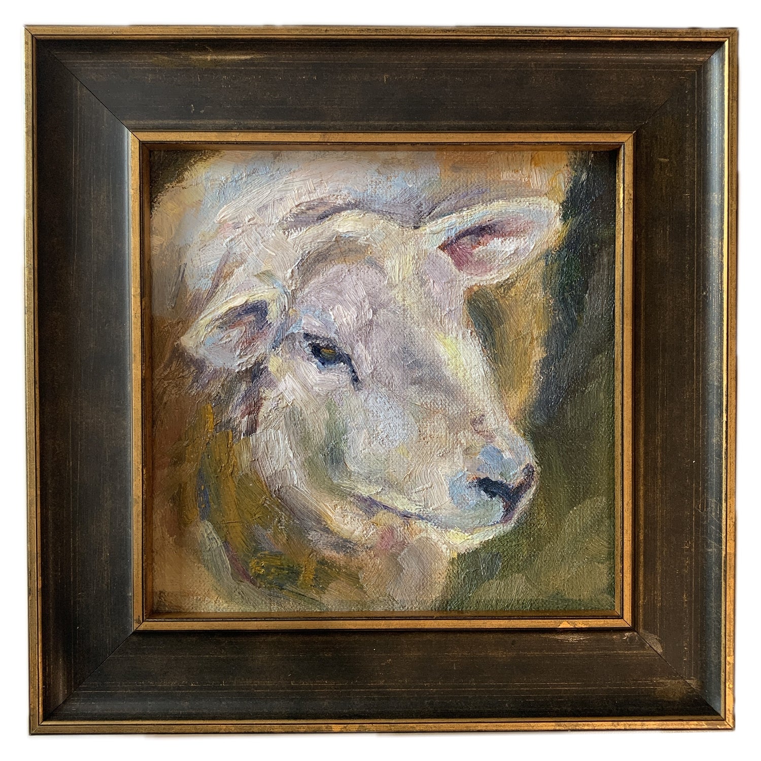 Darling the Sheep, Annette Nicoletti Swanson, Oil on Linen