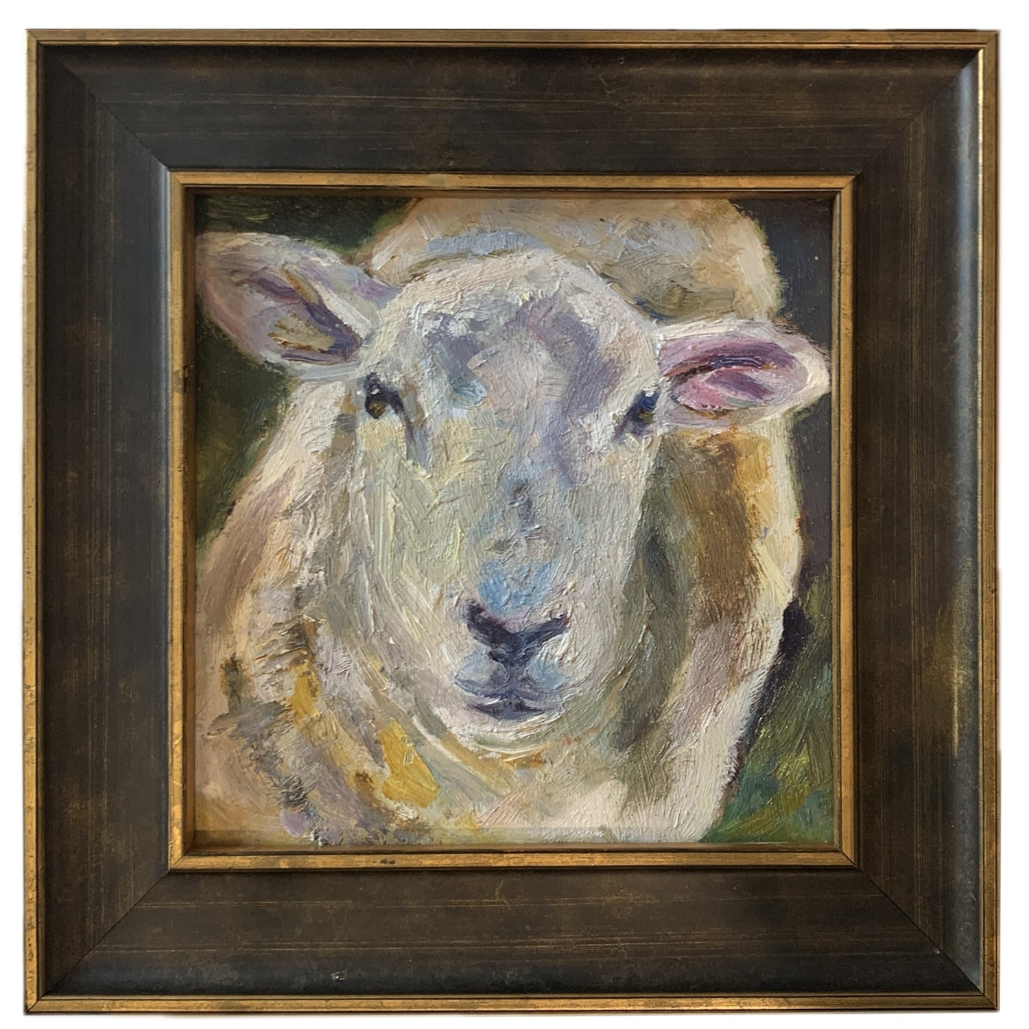 Lovie the Sheep, Annette Nicoletti Swanson, Oil on Linen
