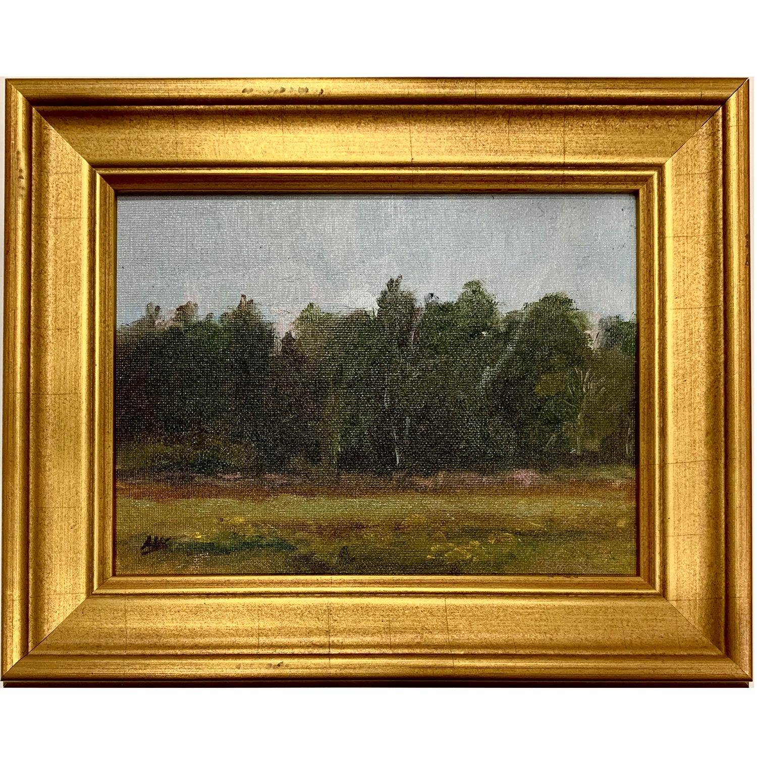Tree Line, Annette Nicoletti Swanson, Oil on Canvas, Framed