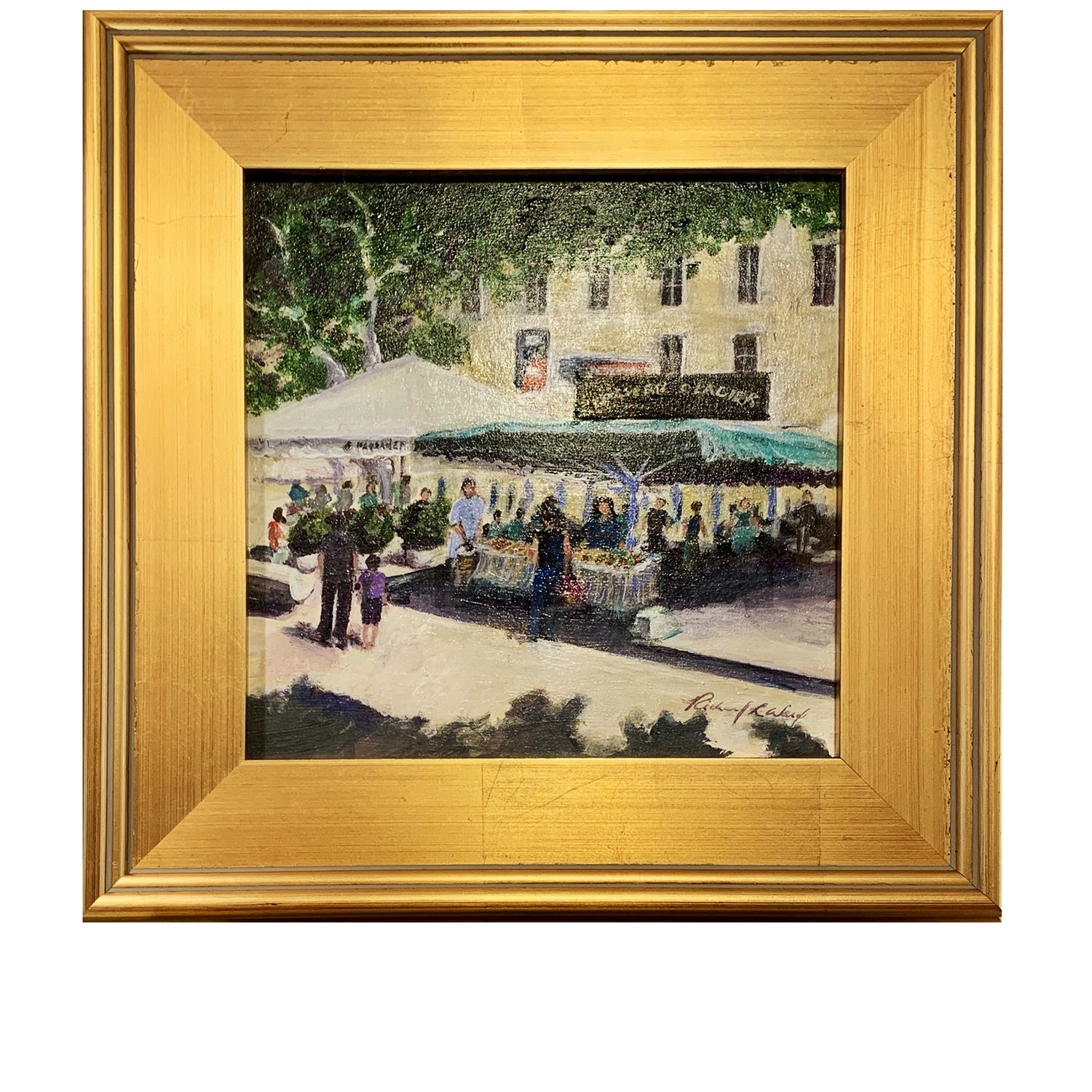 Brasserie/Glacier, Richard Reynolds Ward, Acrylic on Board, Framed
