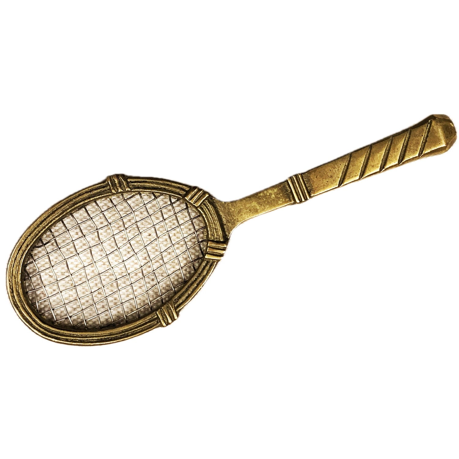 Brass Tennis Racquet