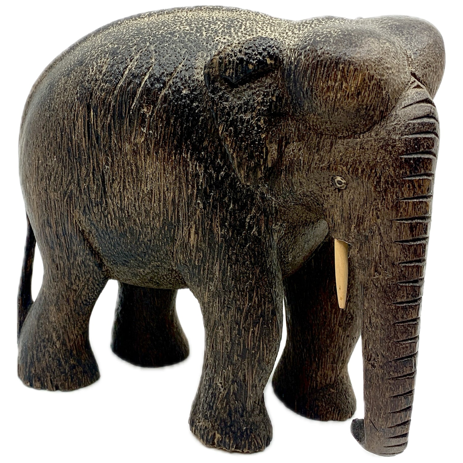 Antique Wood Carved Elephant