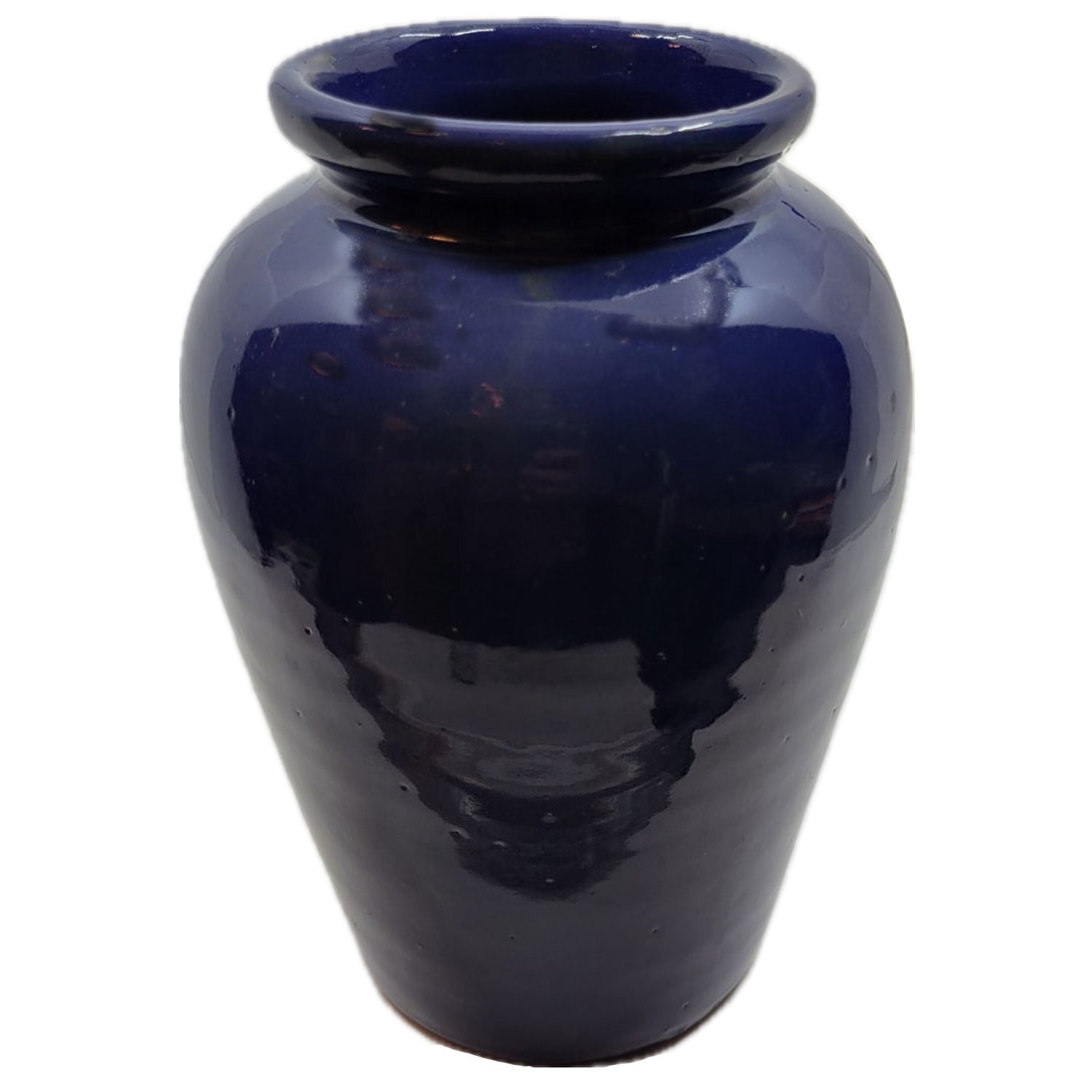 Vintage Ohio Pottery Company Blue Vessel