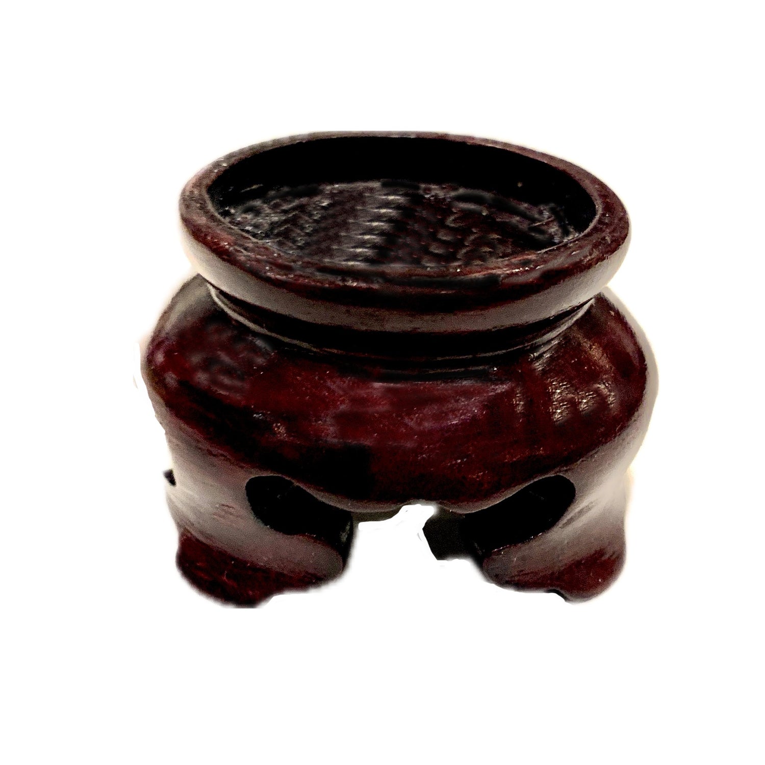 Chinese Detailed Carved Stand, 1.5"