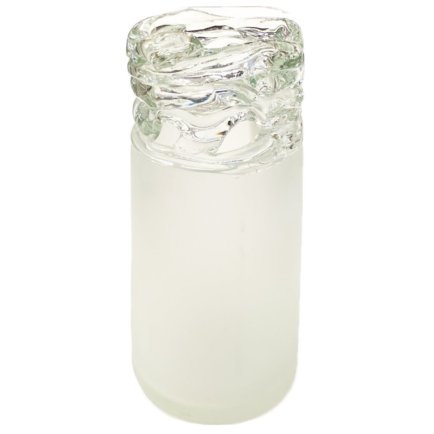 Signed Bob Toensing Glass Vase, 13.5"h, 1980