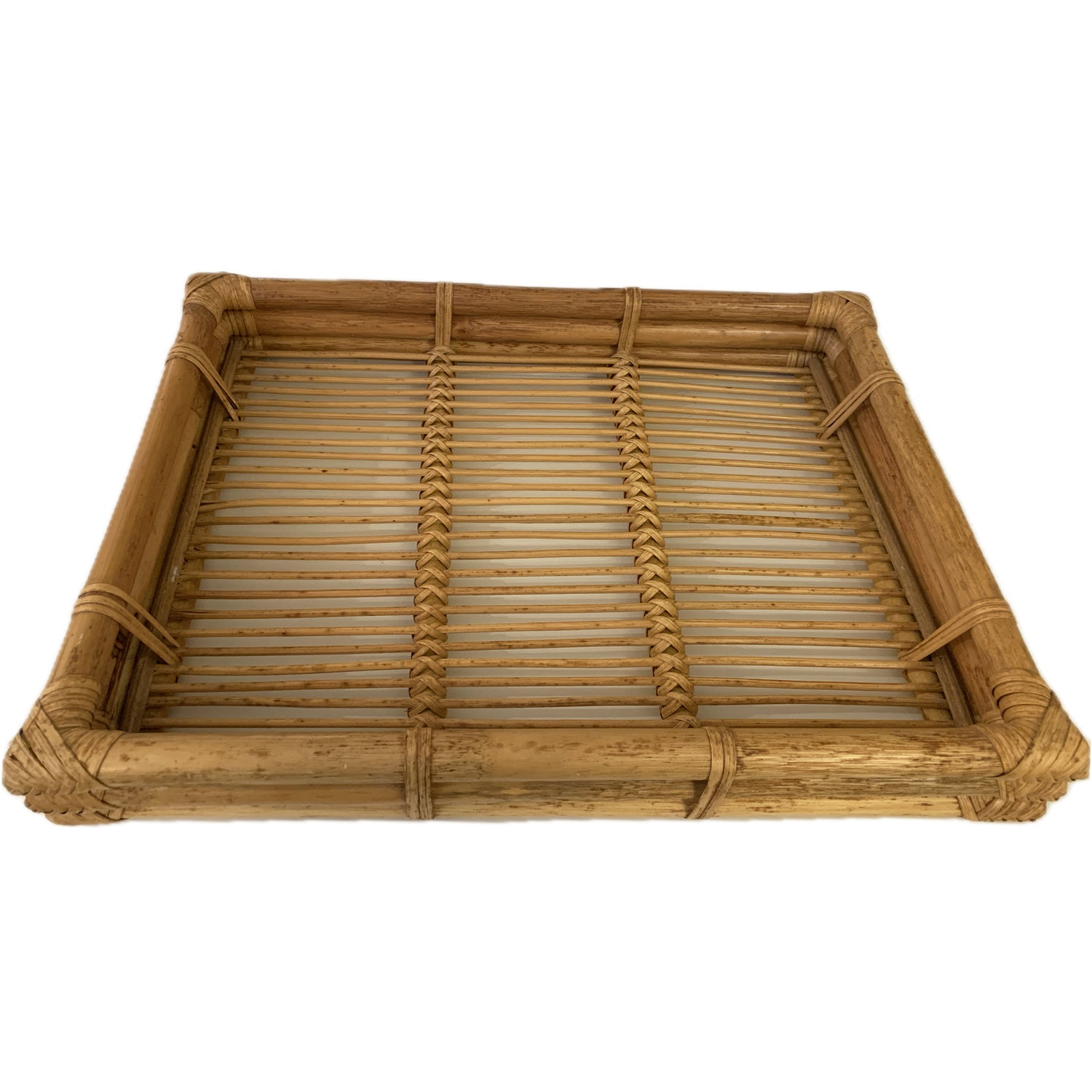Vintage Bamboo Tray
