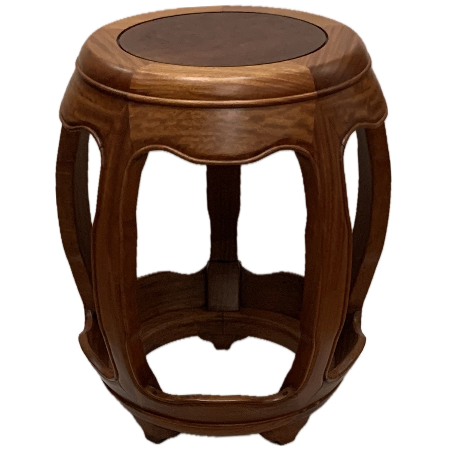 Chinese Vintage Barrel Stool, c. 1970