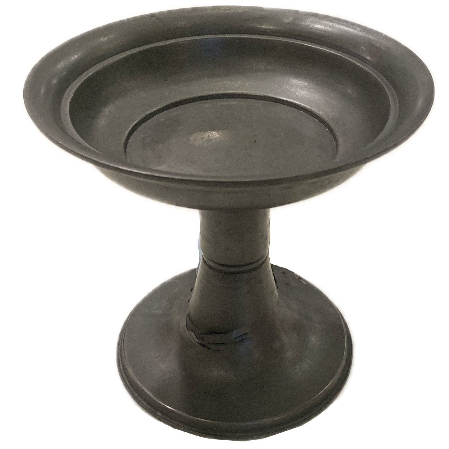 Antique Pewter Compote, England, 1870
