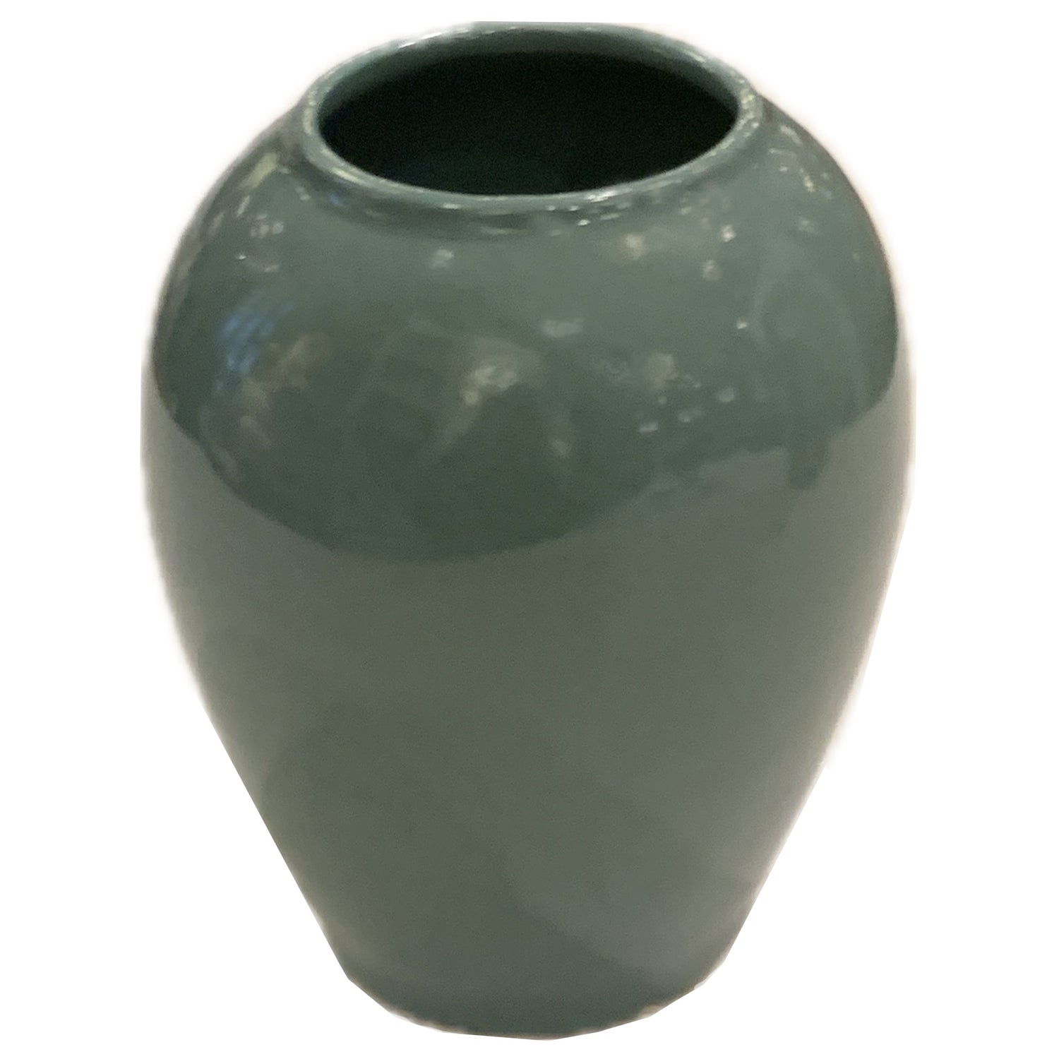 USA Deco Pottery Green Gloss Glaze