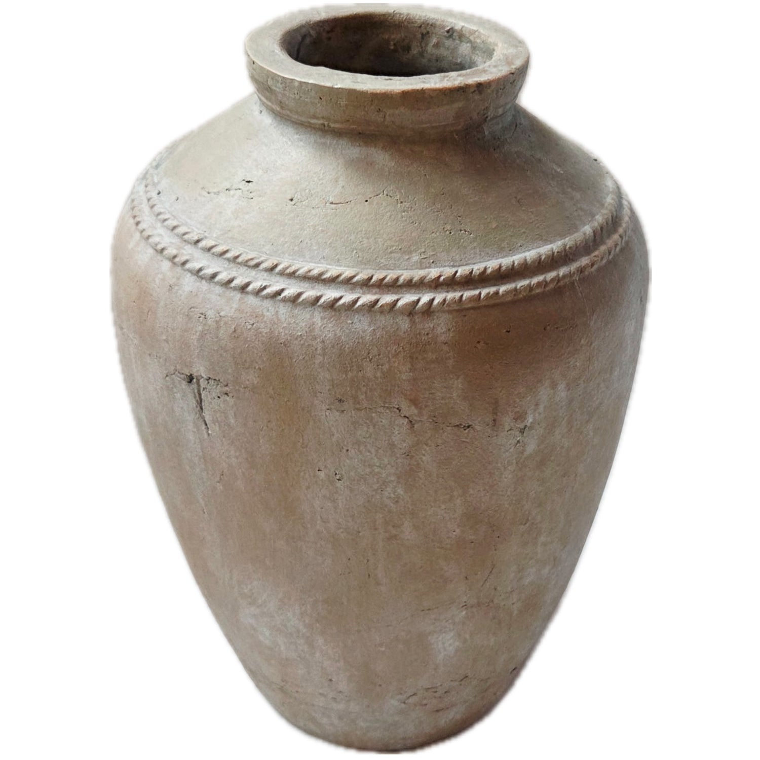 Moroccan Terracotta Urn, 1960's, Hand Thrown