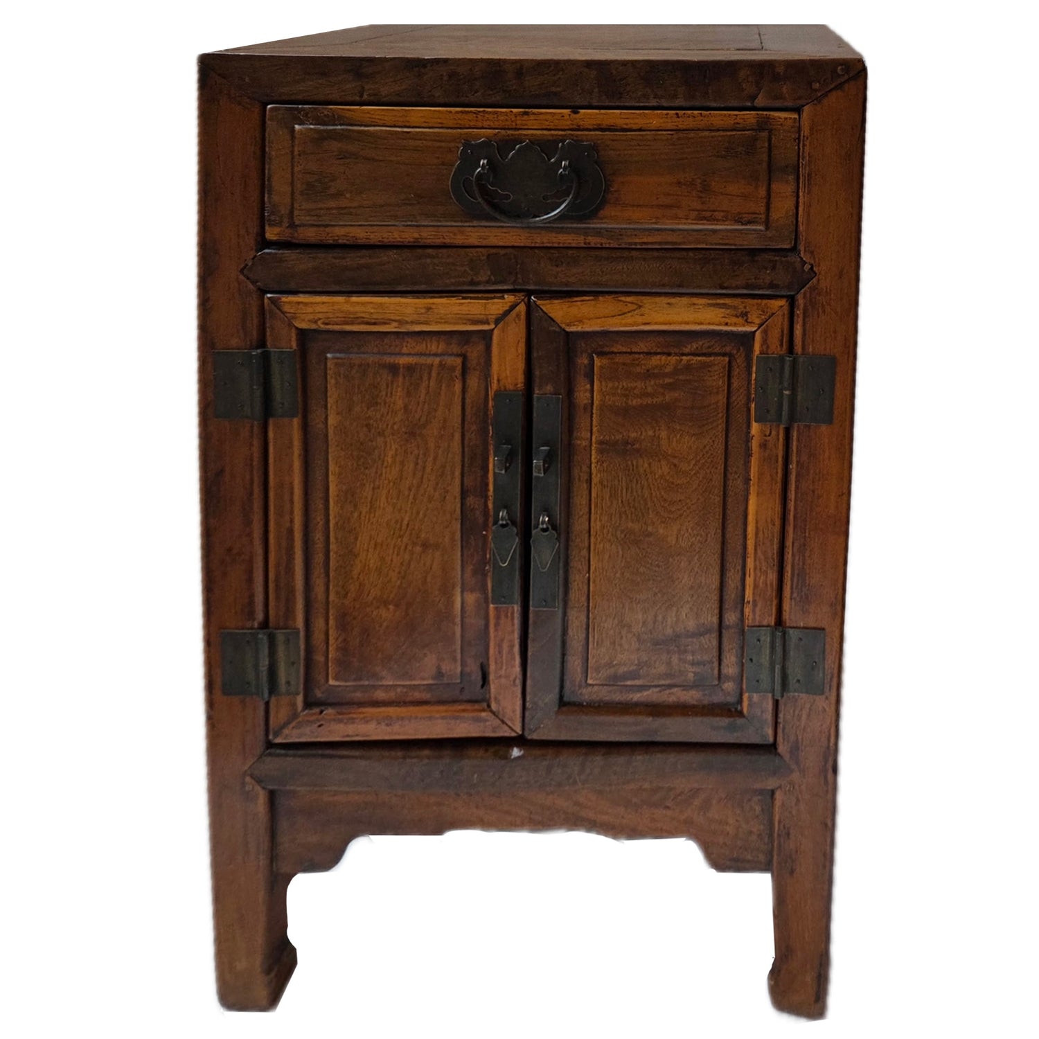 19th Century Chinese Cabinet, One Drawer Two Doors