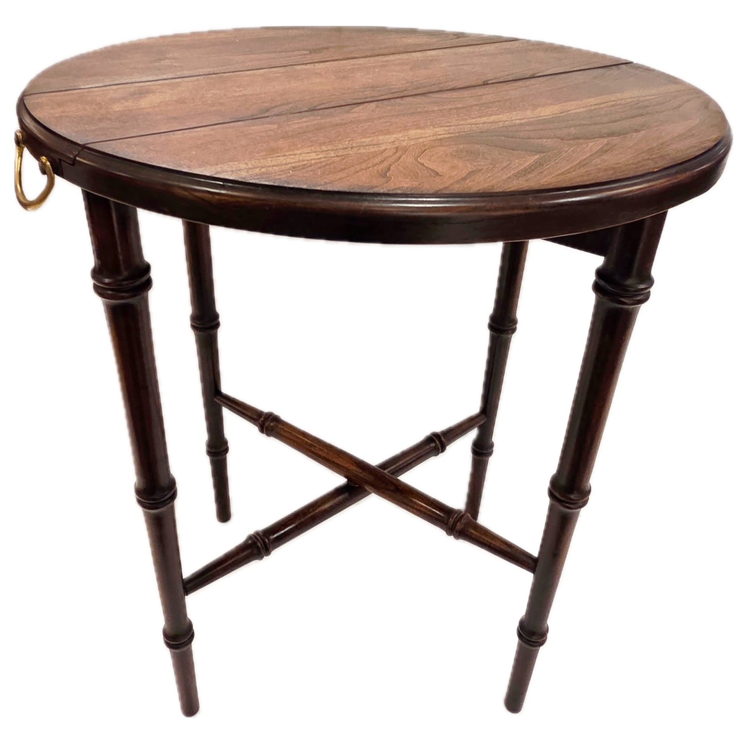 Faux Bamboo Fold Leaf Table