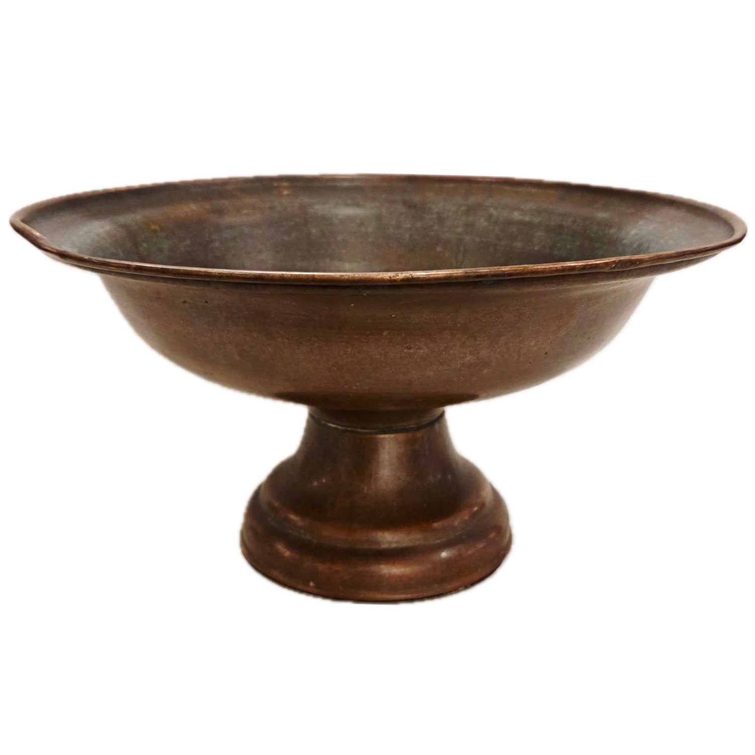 Copper Vintage Footed Bowl