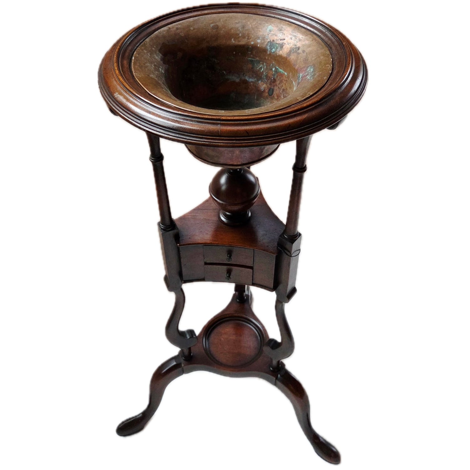 Rare Georgian Style Mahogany Plant Stand