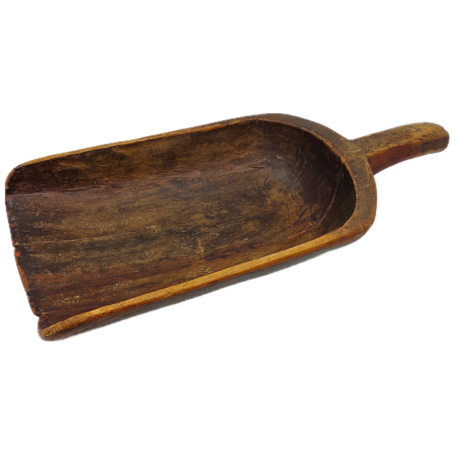 Early 20th Century Antique Grain Scoop, Authentic Wax Stamp