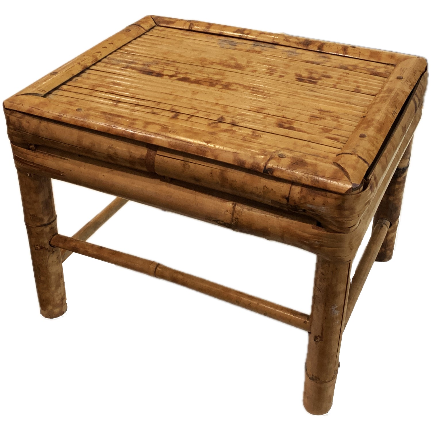 Scorched Bamboo Vintage Stand or Riser