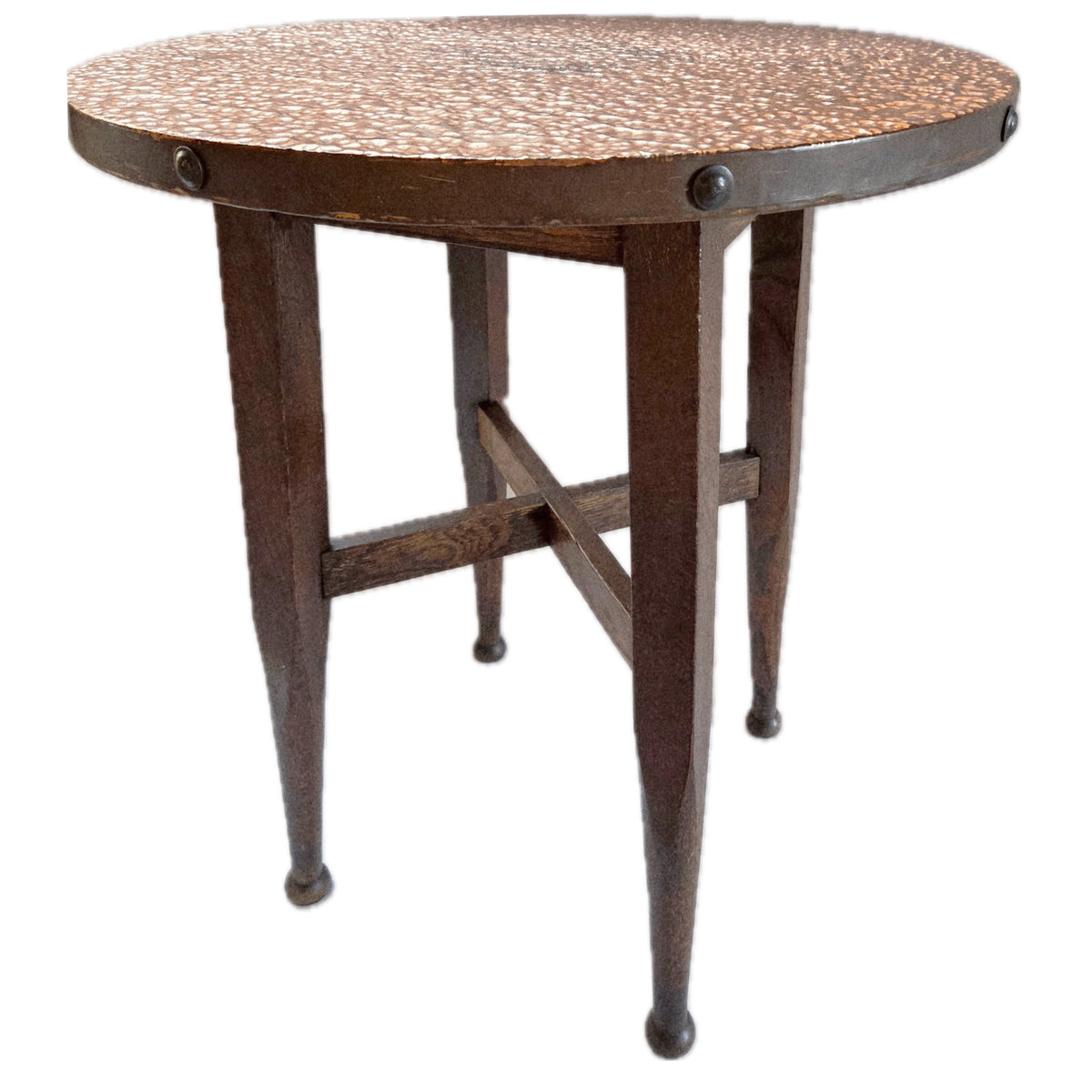 English Style Antique Arts and Crafts Occasional Table