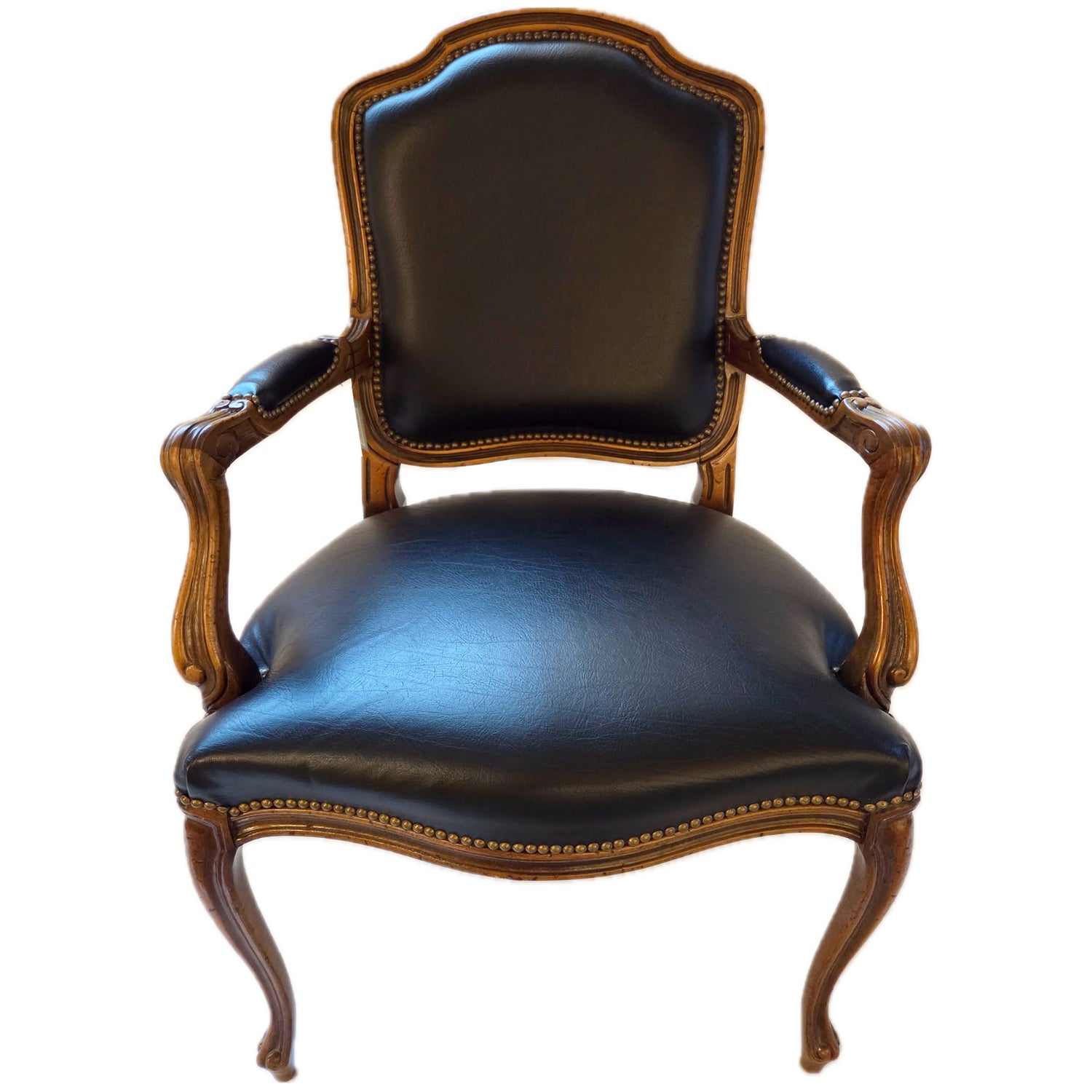 Italian Chateau d'Ax Louis XV Style Arm Chair