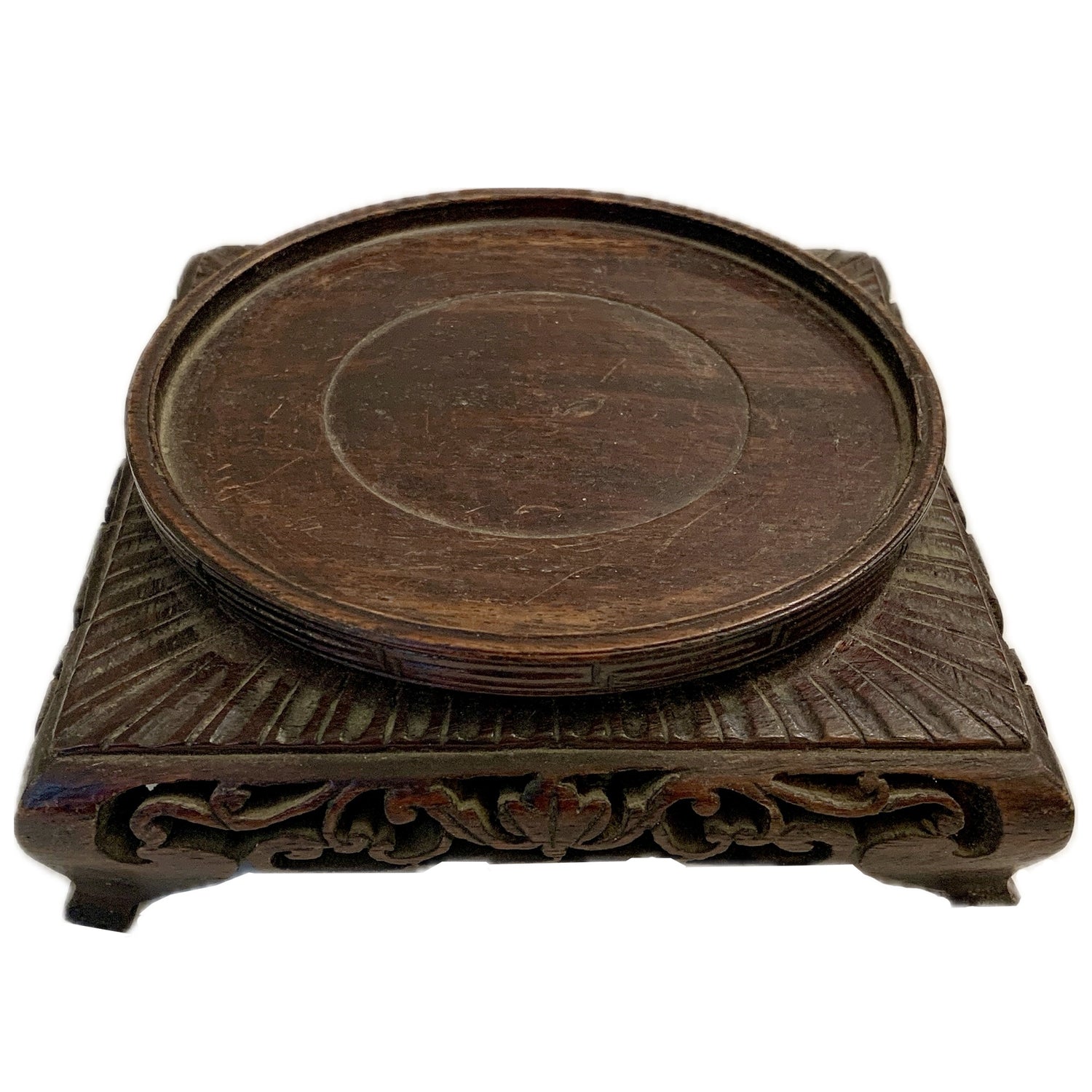 Hand Carved Chinese Wood Stand