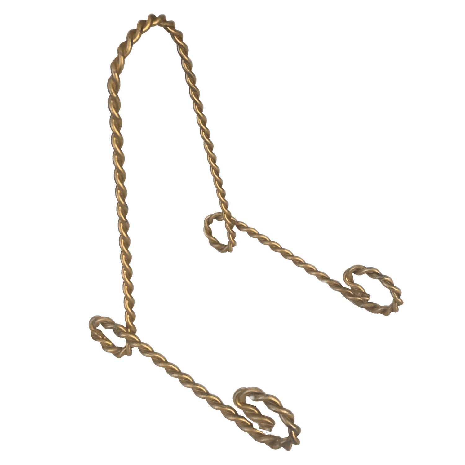 Braided Brass Finished Easel