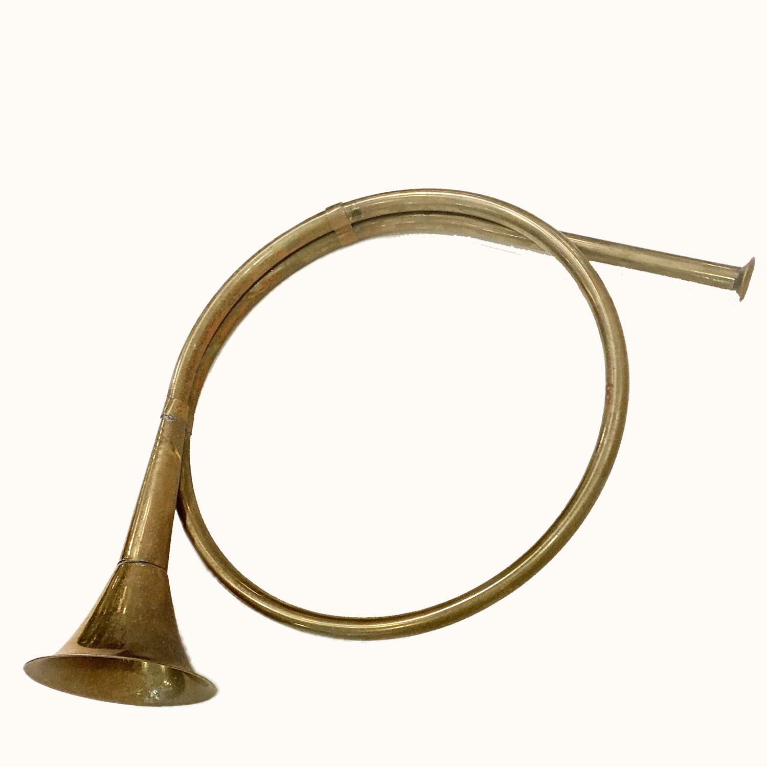 Vintage French Horn, 19.5 x 12"