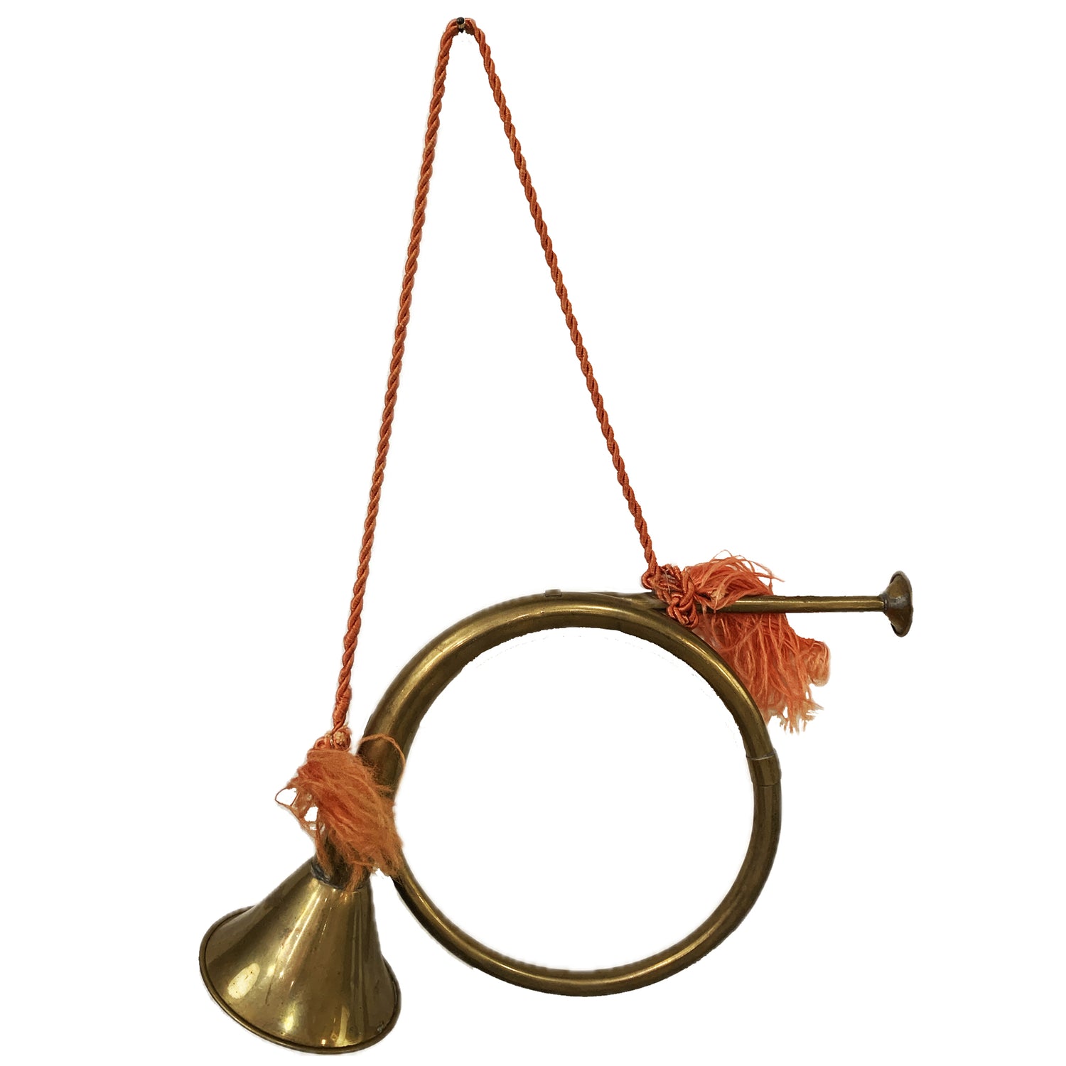 Vintage French Horn, 13" x 7.25"