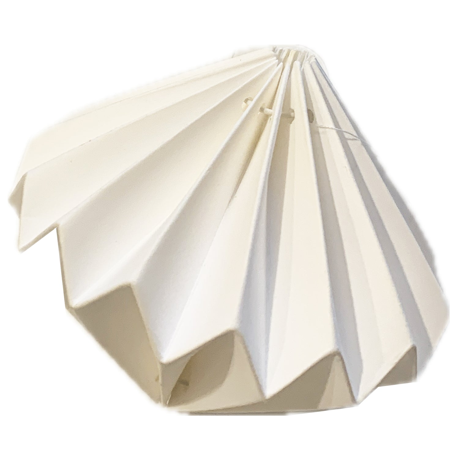 Folded White Paper Object