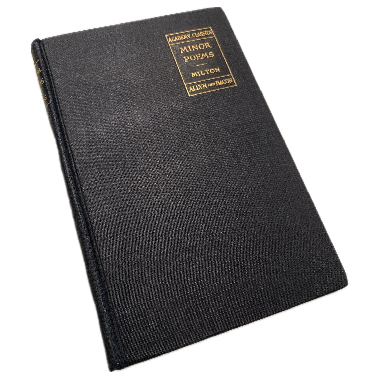 Book: Milton Minor Poems, 1901
