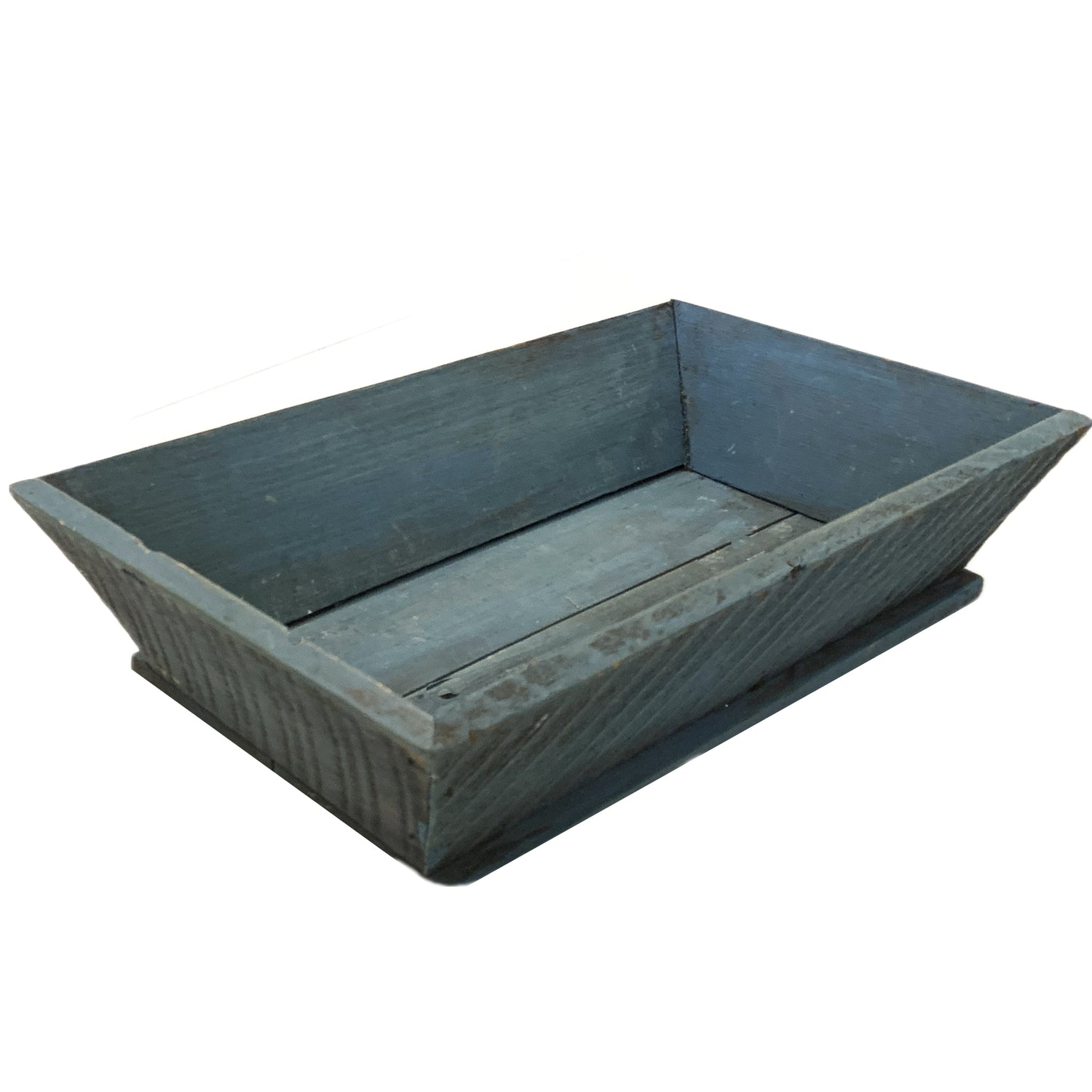 Painted Blue Trough