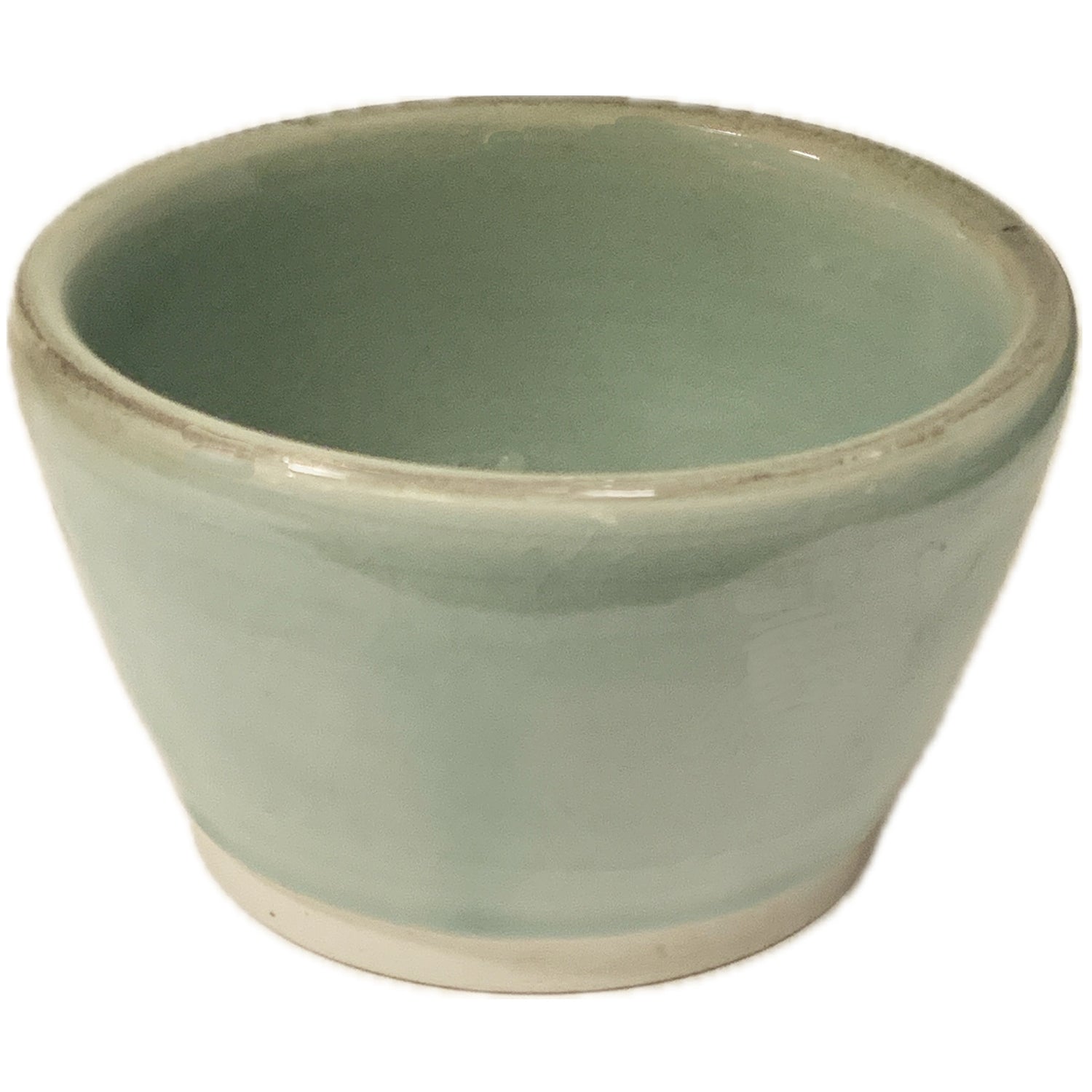 Vintage Heavy Crockery Celadon Bowl