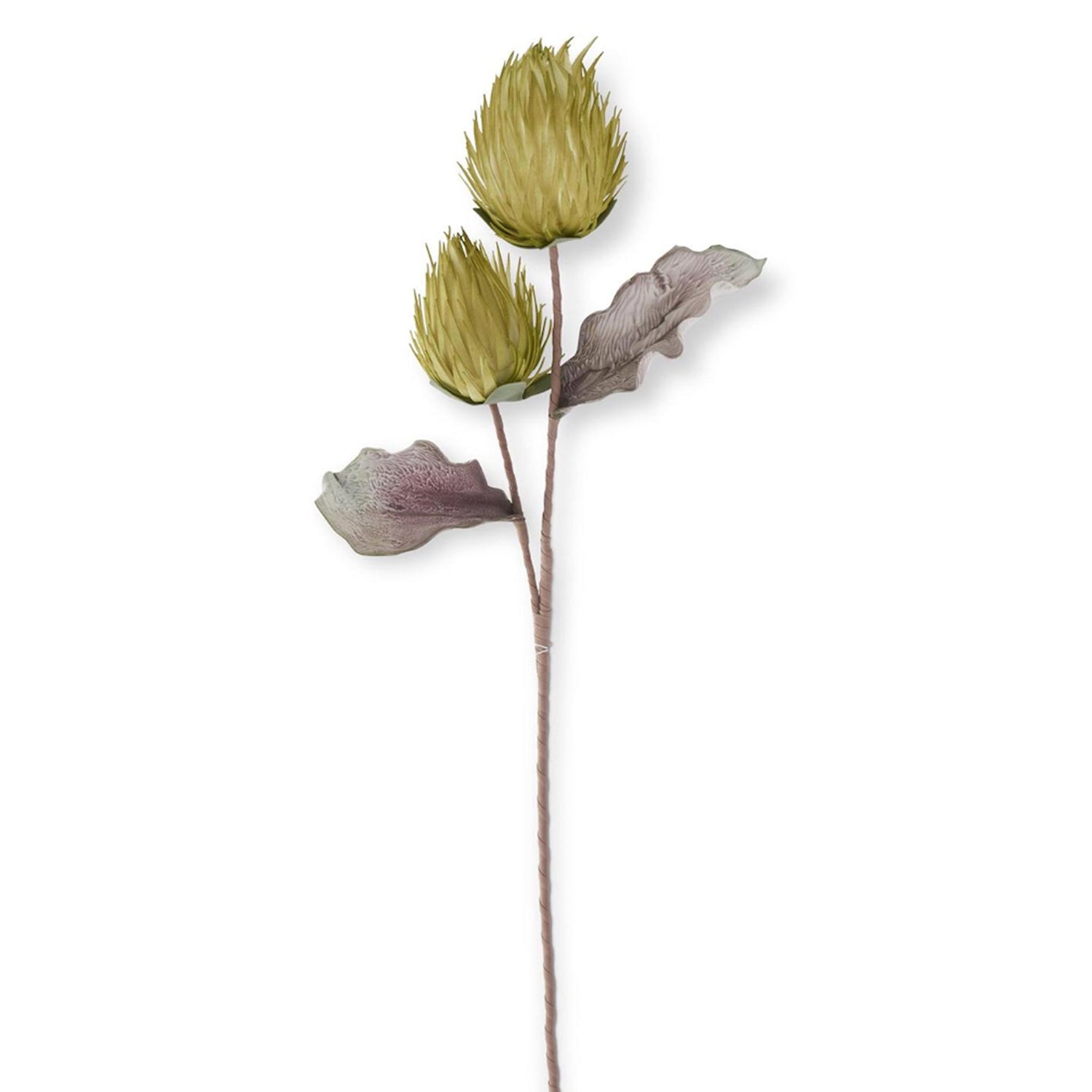 Green Eva Double Spike Cone Stem, 36"