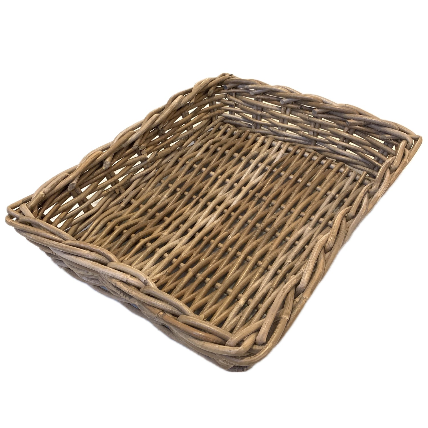 Woven Rectangular Tray, 20"w x 16"d x 4"h